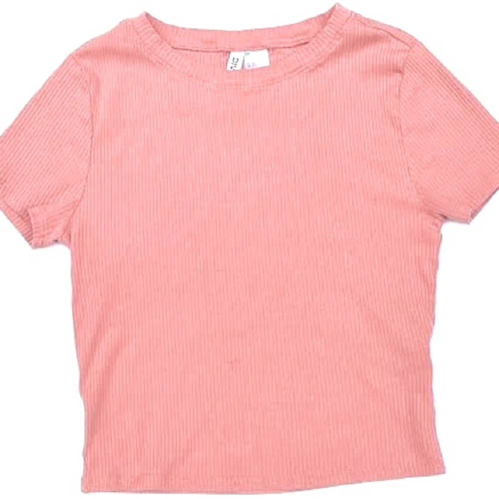 H&M light pink crop top